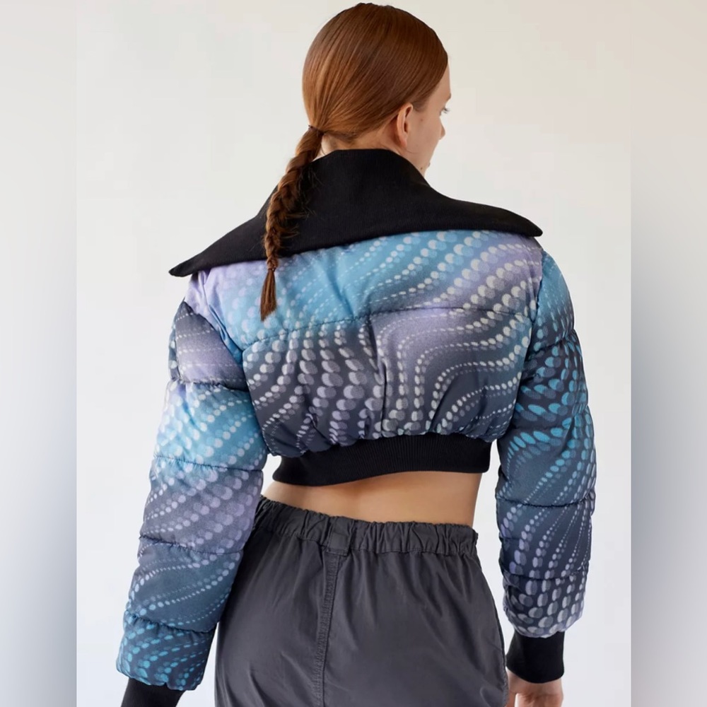 Urban Outfitters Cropped Puffer Jacket